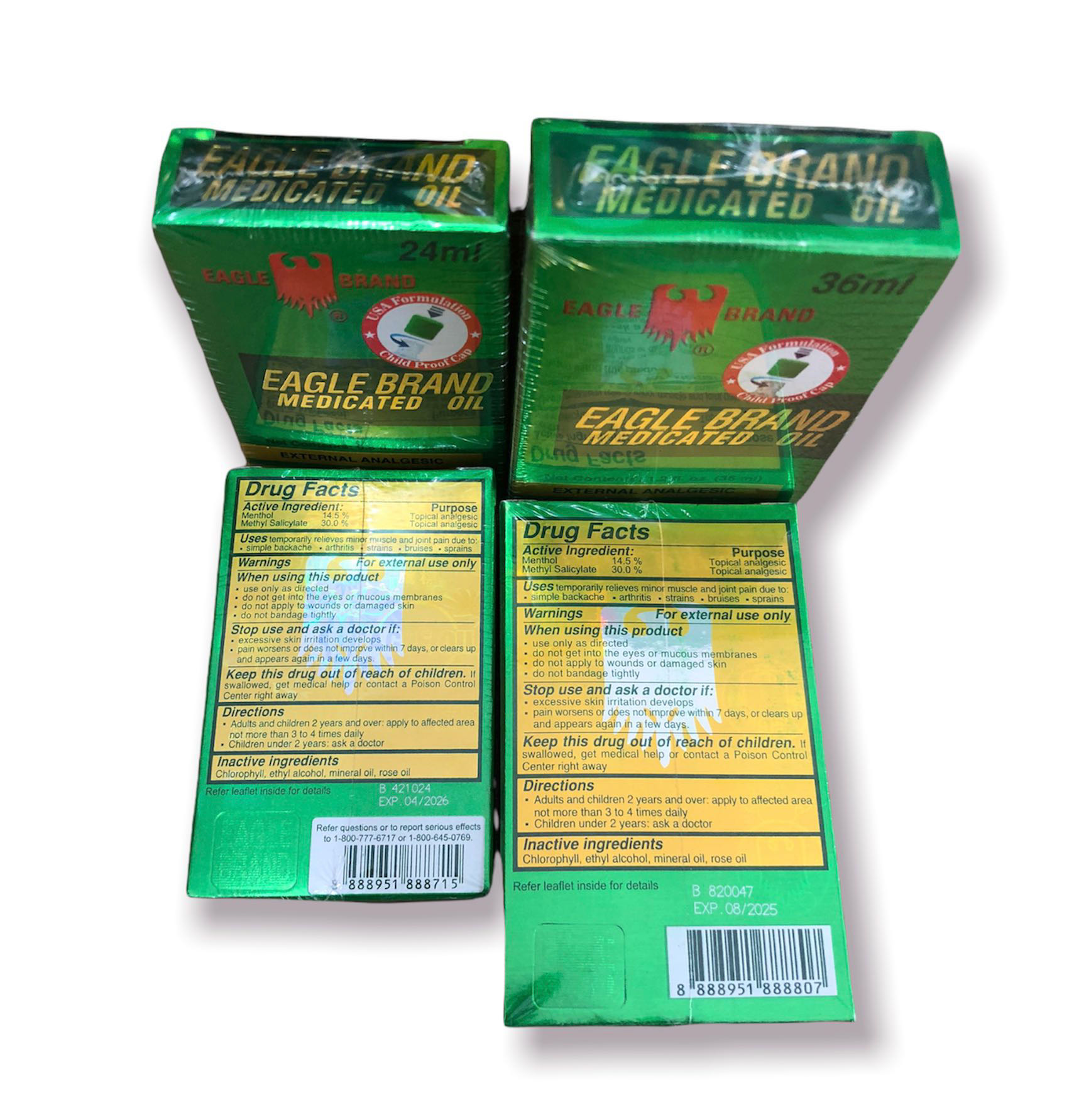 Dầu Gió Xanh 36ml Từ Mỹ - Socola Mỹ