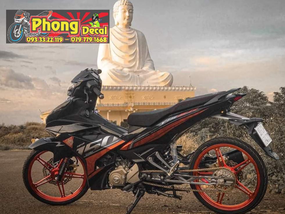Tem Rời Ex 150 Y15ZR Cam Đen