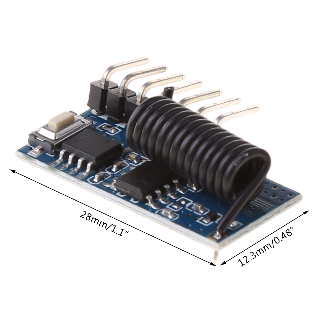 Wireless 433Mhz RF Module Transmitter Remote Control 1527 Learning Code Transmitter Module Decoding 4 Channel 4CH