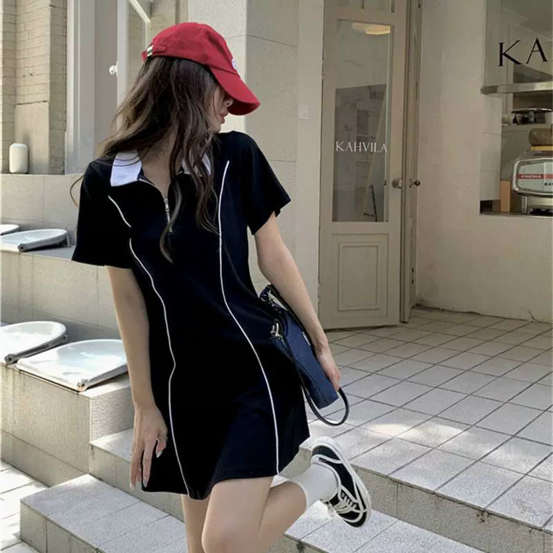 ( 55-90kg ) ĐẦM CỔ POLO THỂ THAO BIGSIZE - ảnh thật