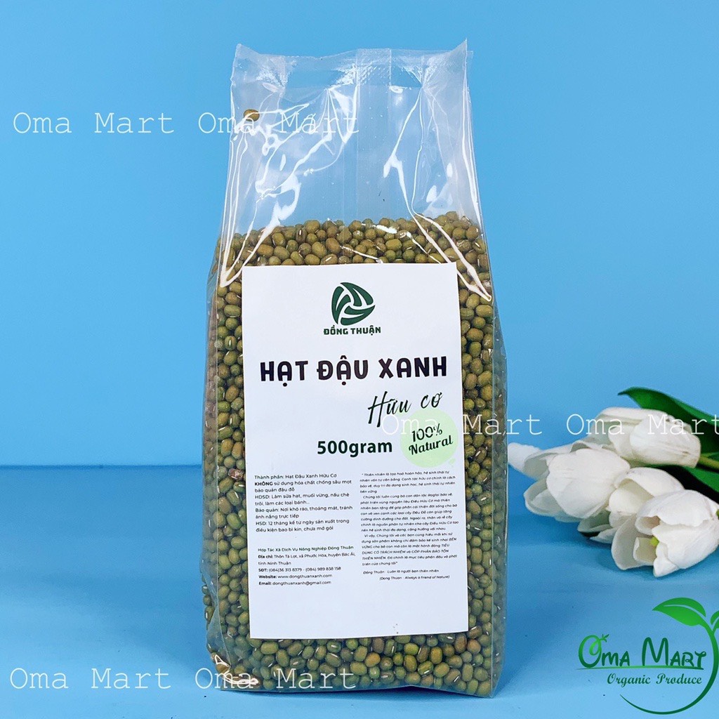 Đậu xanh nguyên hạt non gmo đồng thuận 500g
