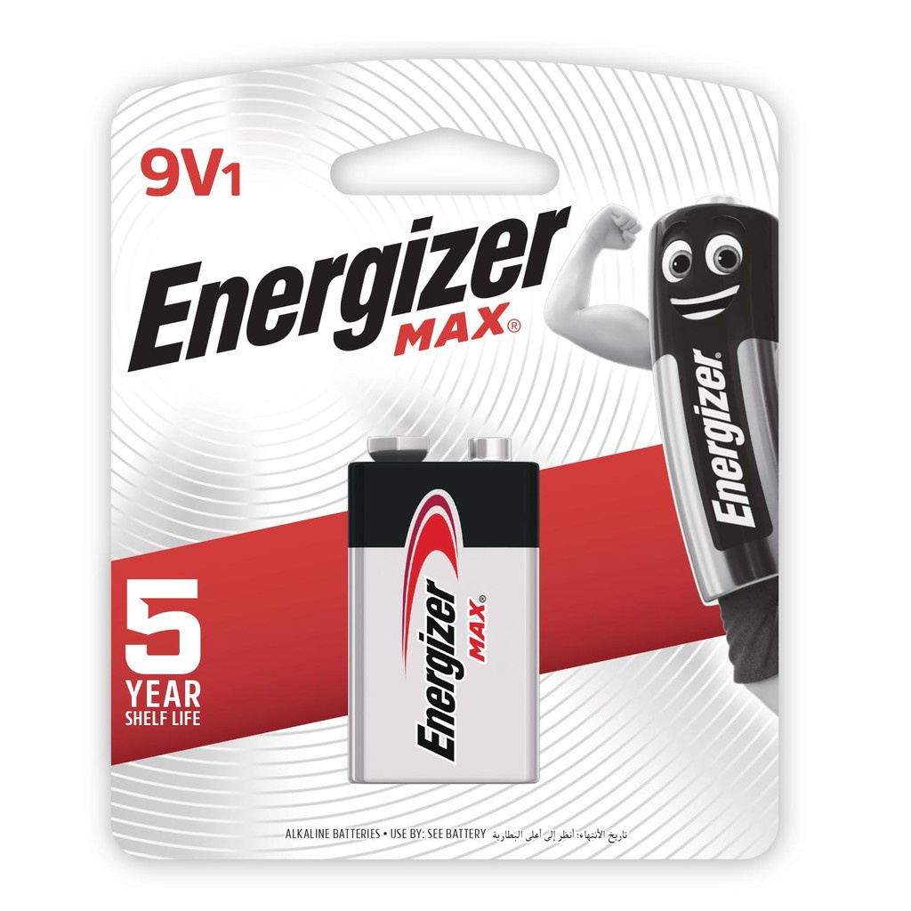 Pin Vuông 9V Energizer Max 522 BP1 - Vỉ 1 Viên