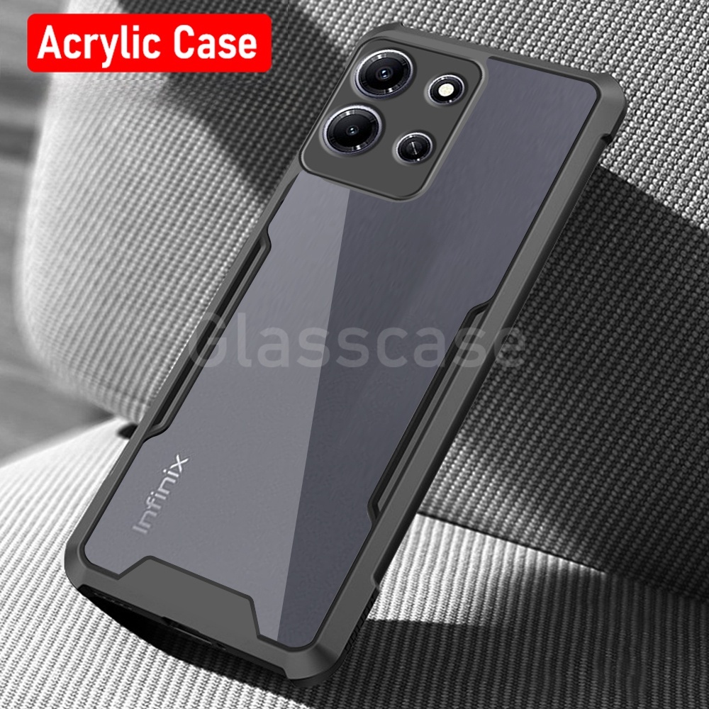 Infinix Note 30VIP Case Acrylic Clear Phone Case For Infinix Note 30 VIP Pro 30Pro Note30 Note30Pro 4G 5G 2023 Shockproof Cases Lens Protection Casing Back Cover