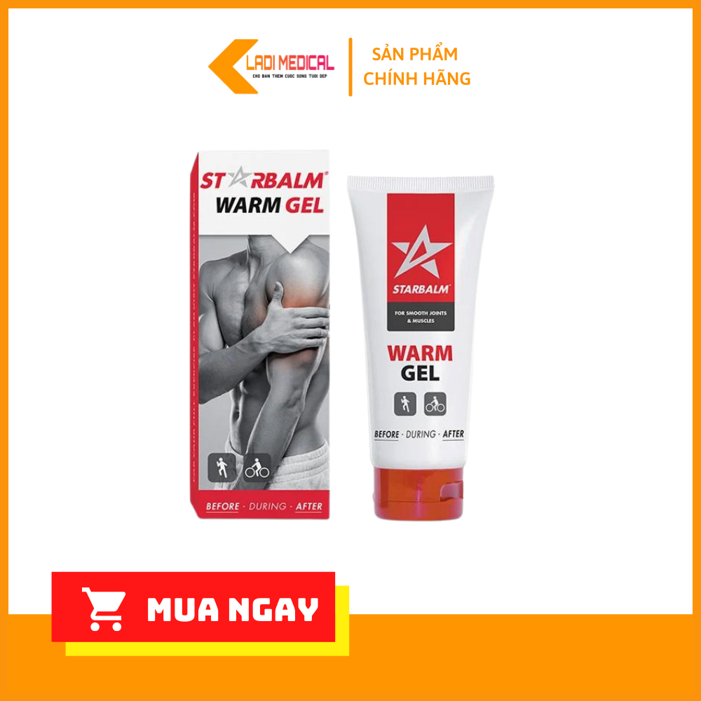 Gel làm nóng starbalm warm gel 25ml/100ml