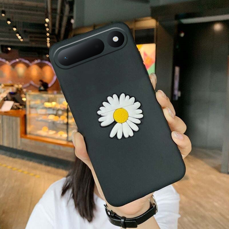 New Phone case Tecno Spark 50 5G Back cover Fashionable cartoon chrysanthemum Stand dustproof smooth For Tecno Spark 50 5G case.