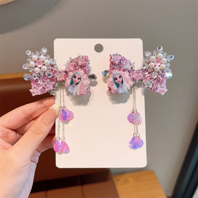 Kẹp cài tóc Elsa dễ thương cho bé - bờm tóc cho bé - Selenshop
