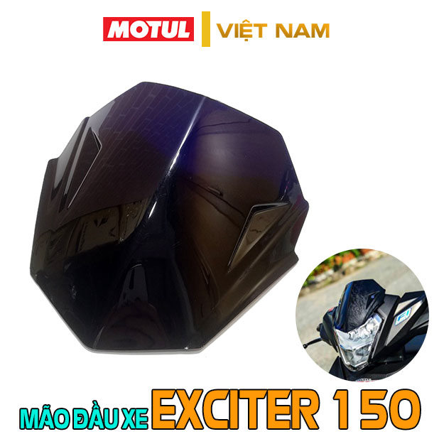 Mão exciter 150, winner 150, sirius, wave rsx... trang trí nhựa abs chắn gió, ốp đầu xe mẫu mo nhiều màu