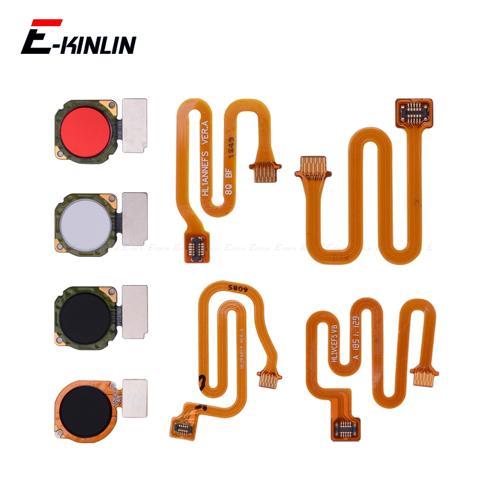Home Button Touch ID Fingerprint Connector Sensor Menu Return Button Connection Flex Cable For HuaWei Nova 5i 4 3 3i 3e Parts