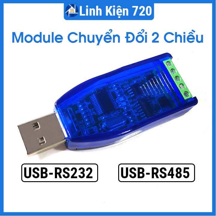 Module chuyển đổi 2 chiều usb-rs485 / usb-rs232