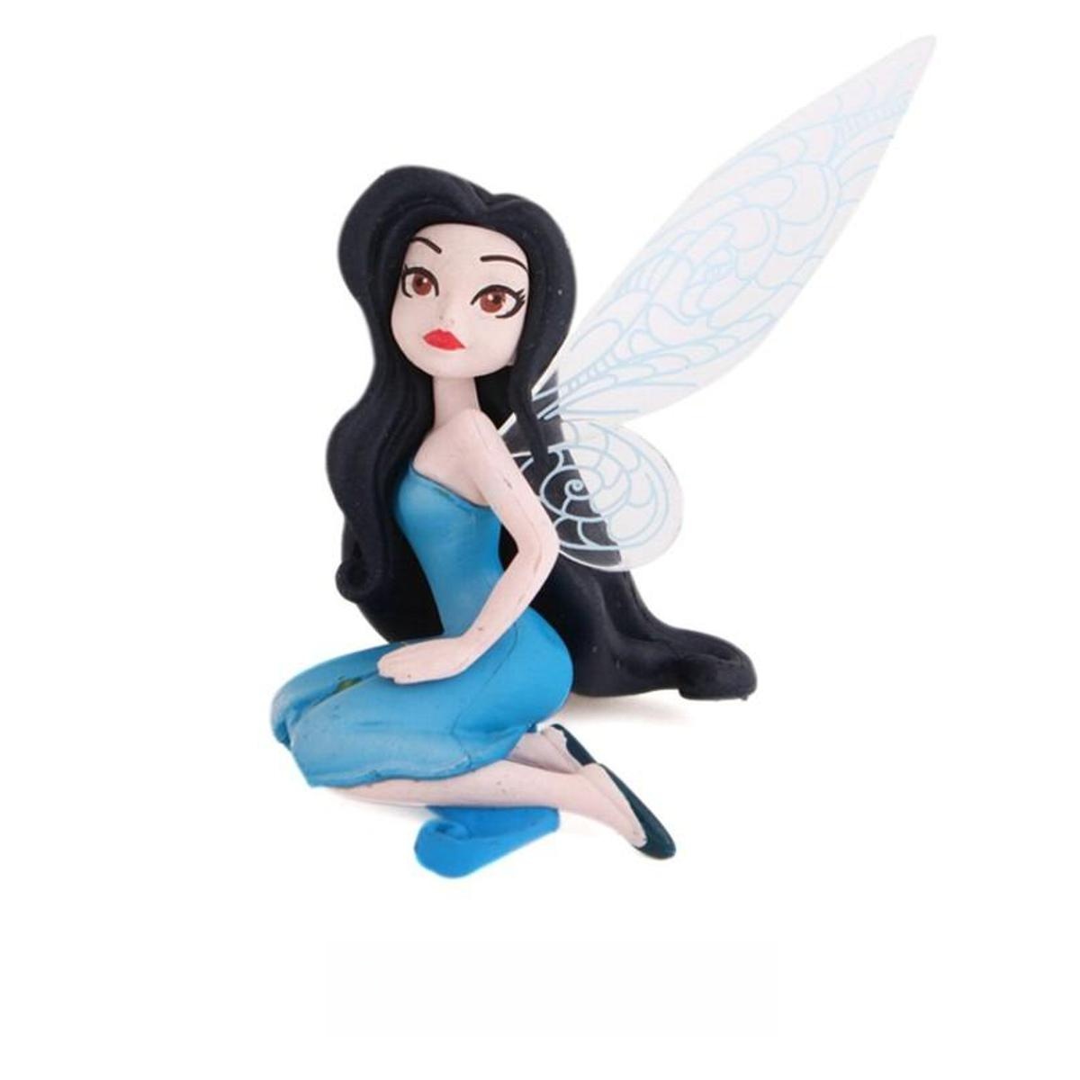 Tinker Bell Fairy Figures Miniature Garden Dollhouse Decor Doll Toy Gift