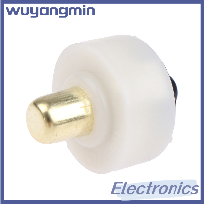 wuyangmin 2Pcs 17mm LED Flashlight Push Button Switch ON OFF Electric Torch Tail Switch