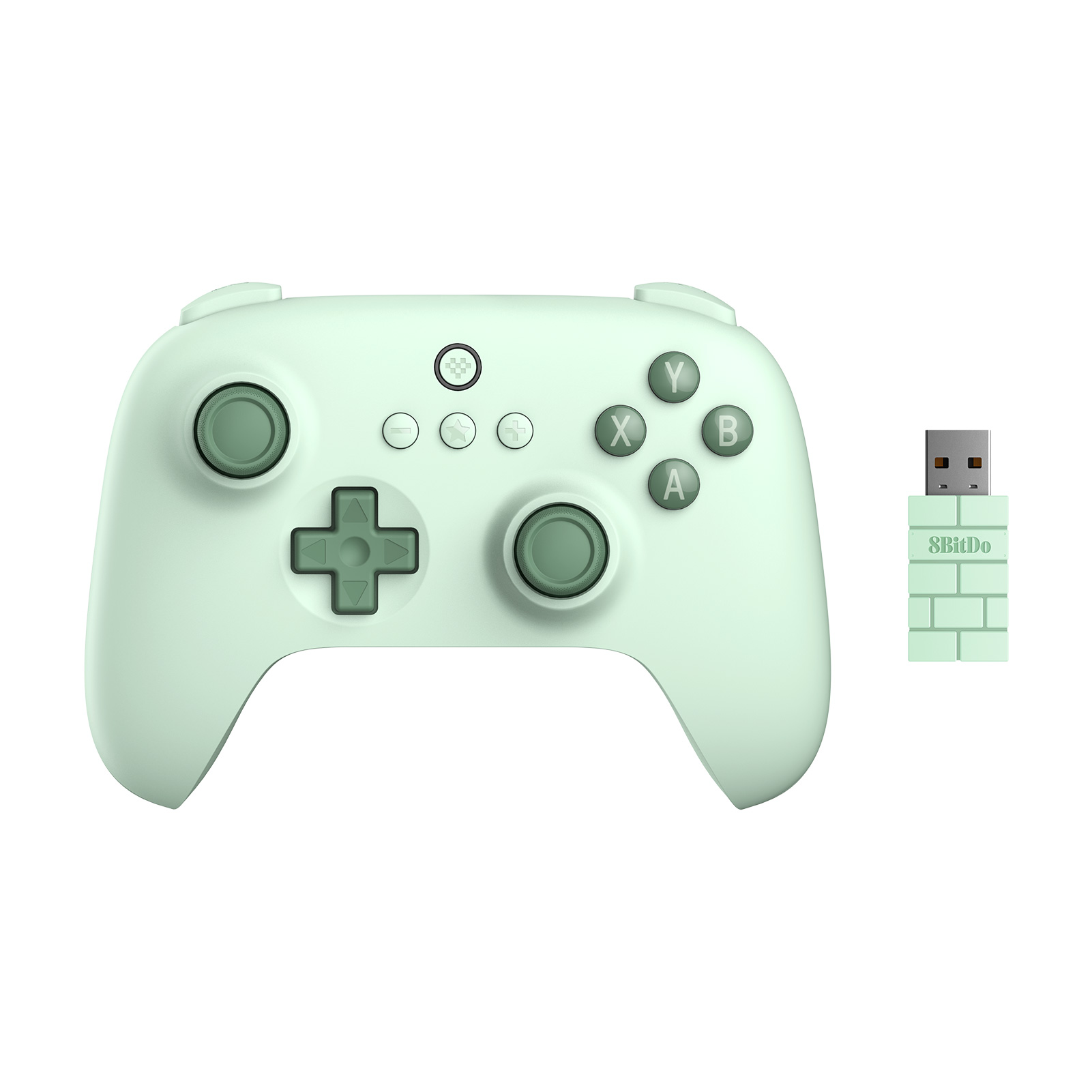 8bitdo - ultimate c wireless 2.4g gaming controller for android raspberry pi pc windows 10 11 steam deck #green