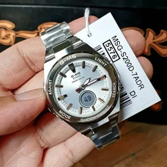 baby g silver watch