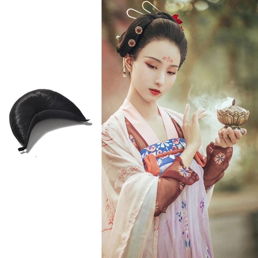 Lenny trang phục cổ đại tự làm tổng hợp tóc phụ kiện công cụ tạo kiểu tóc truyền thống mũ trung quốc phong cách tóc phong cách cổ xưa cổ điển mũ nón hanfu cosplay tóc bun croissant búi tóc sừng kẹp tóc cổ tích tóc giả túi