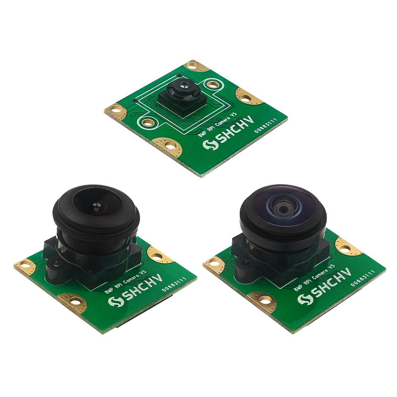 【Customizable】 8MP Camera Module for Raspberry Pi 5 IMX219 Sensor Webcam 77 / 130 / 200 Degree FOV Video Camera MIPI CSI Interface. 