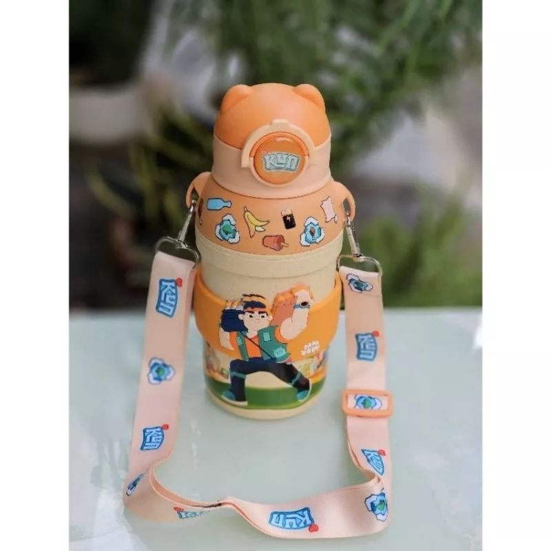 Bình nước vô cực Kun cho bé 430ml
