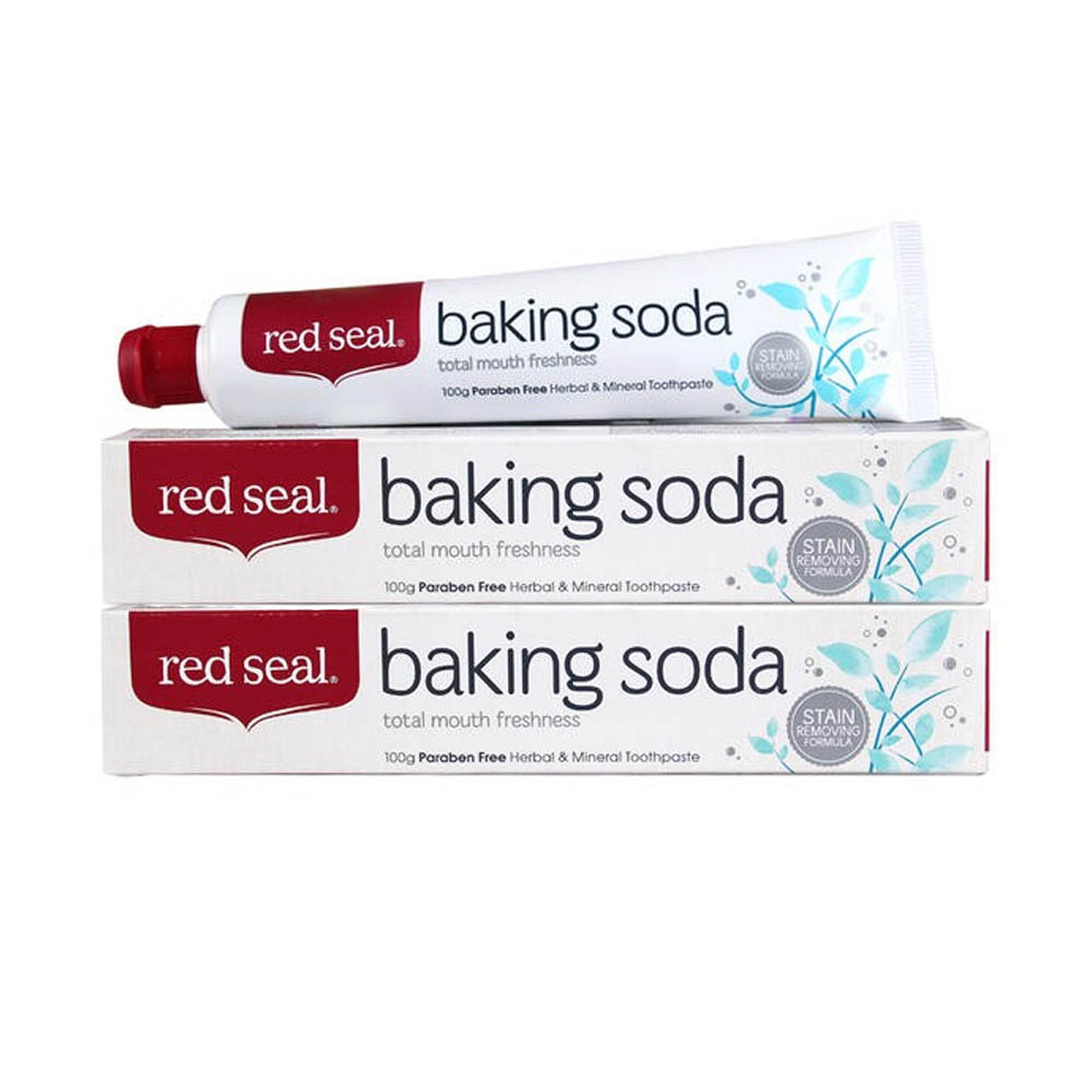 Red Seal Baking Soda Toothpaste 100g x2