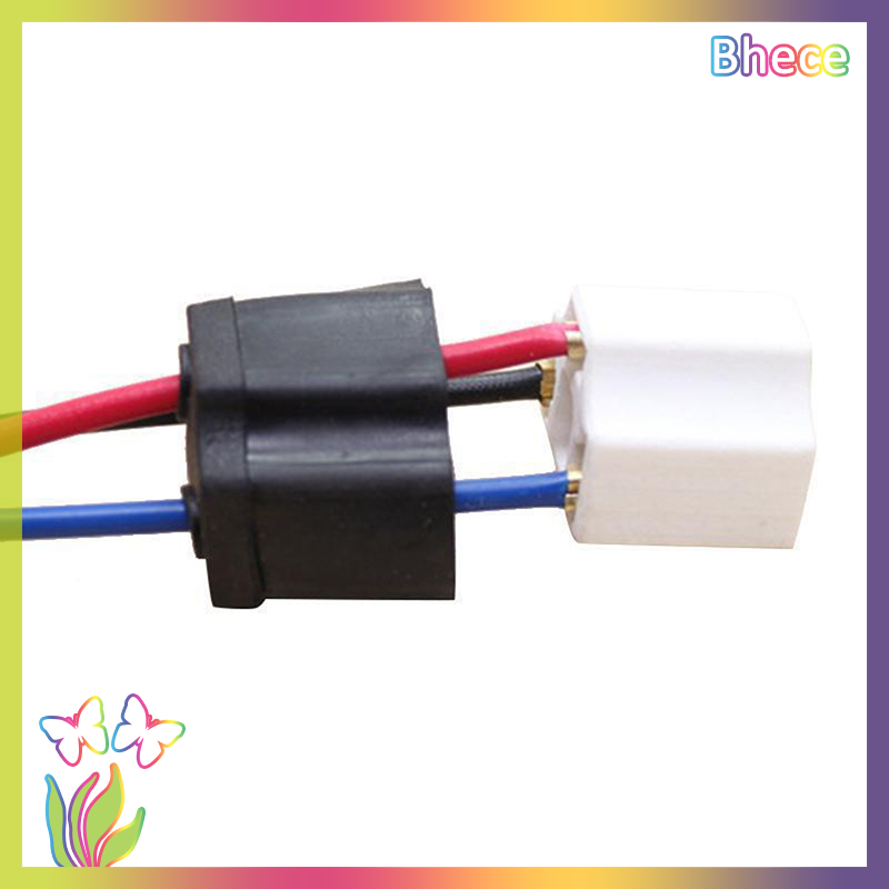 Bhece H4 9003 Ceramic Wire Wiring Car Head Light Bulb Lamp Harness Socket Plug