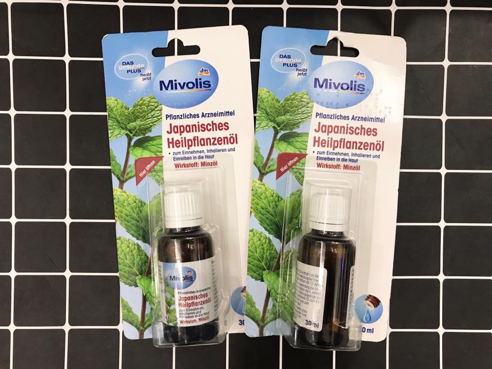 Tinh dầu bạc hà thảo dược DAS gesunde PLUS 30ml -Hàng nhập Đức