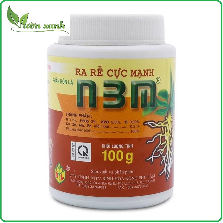 Hũ phân bón Ra Rễ Cực Mạnh N3M 100gr