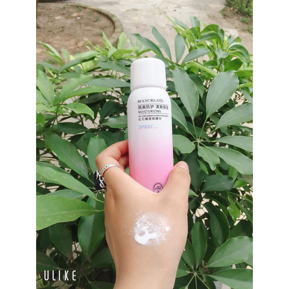 Xịt Chống Nắng Maycreate 150ml Trắng Da Nội Địa Trung