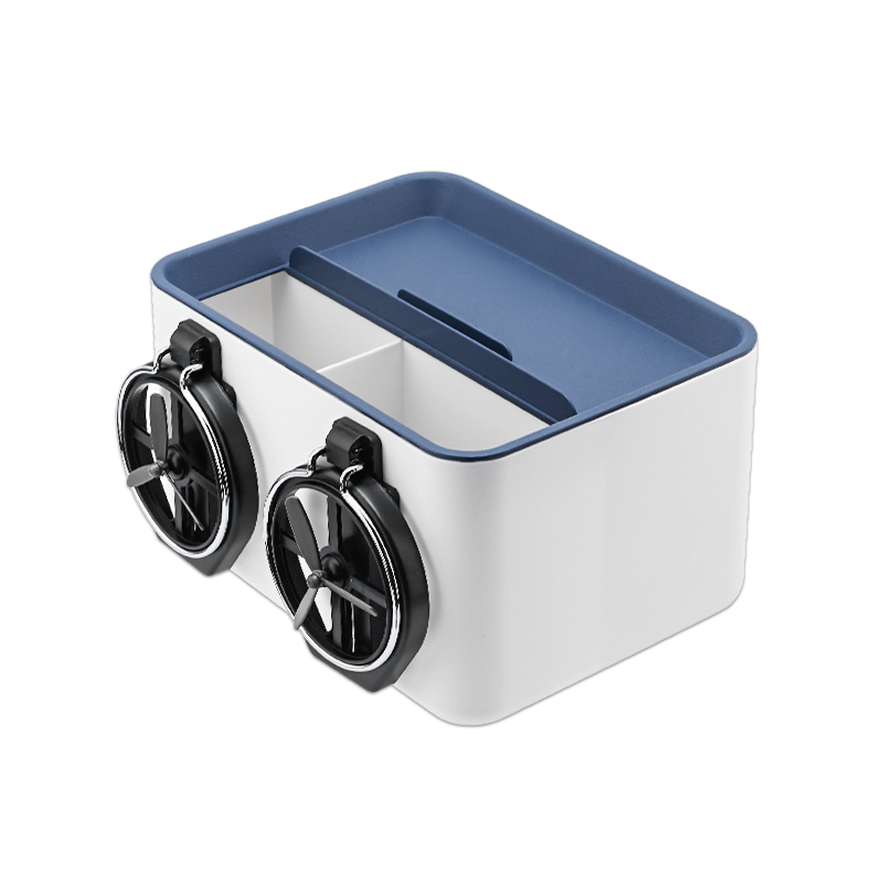 Car Tissue Storage Box Car Armrest Box Water Cup Holder Multi-functional Interior Cup Holder Armrest Cup Stand