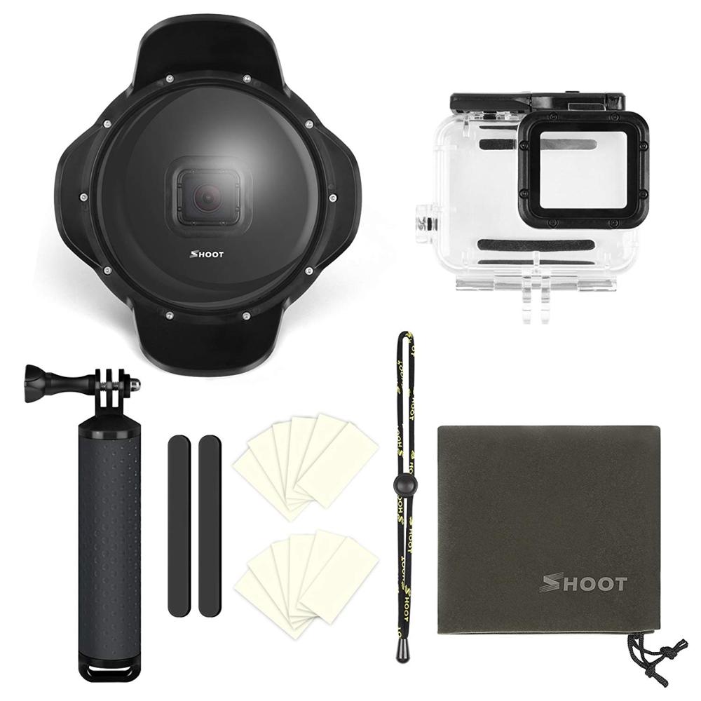 6" Dome Lens Hood for Gopro Hero 7 Black/6 5 (2018) Action Cameras