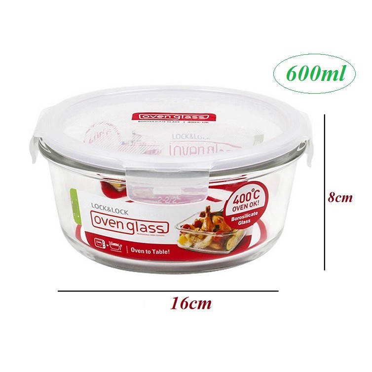 Thố thủy tinh Lock&Lock 750ml