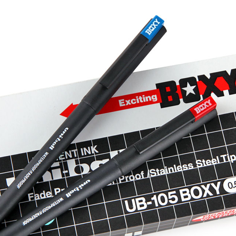 %E3%80%90The%20Quiet%20Page%E3%80%91Japan%20Uni%20Ub-105%20Boxy%200.5mm%20Gel%20Pen%20Uni%20Ub-105%20Waterproof/fadeproof%20Writing%20Supplies%20Pens%20Office%20School%20Student%20Stationery%20-%20Image%207