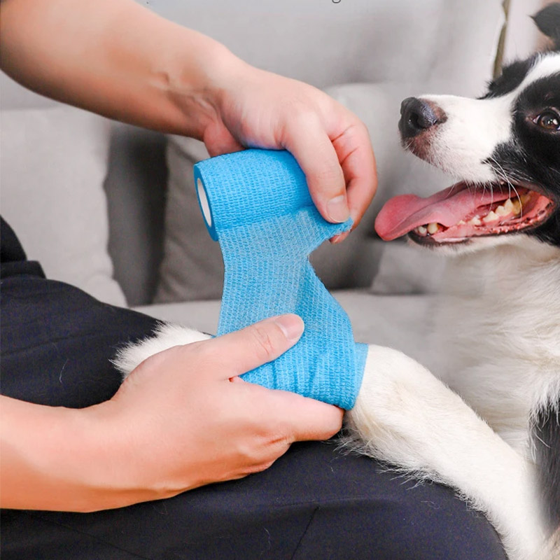 Self-adhesive elastic bandage Disposable dog strap Elastic pet anti-dirt strap