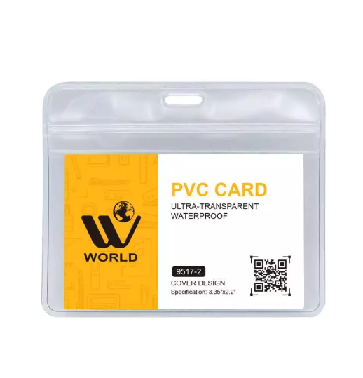 WBM Card Holder, PVC Cards, Transparent Exhibition Cover - 12Pcs