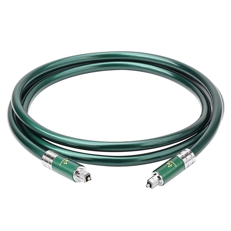 Ataudio hifi digital optical audio pof cable conductor digital spdif coaxial cable for amplifier ps4 dts 5.1