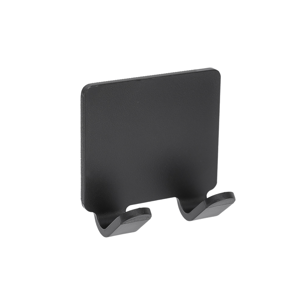 Shaver Hook Black ABS Plastic Wall Hanging with No Punching Strong Load-bearing