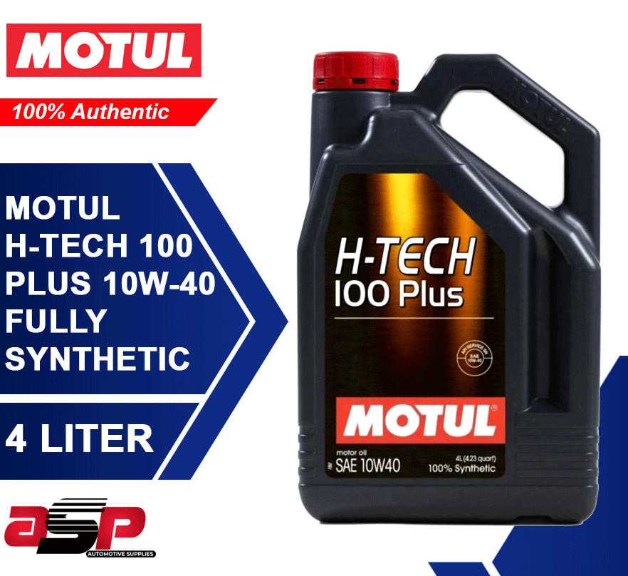 Motul H-Tech 100 Plus 10W-40 Fully Synthetic Gasoline Oil API SP 4