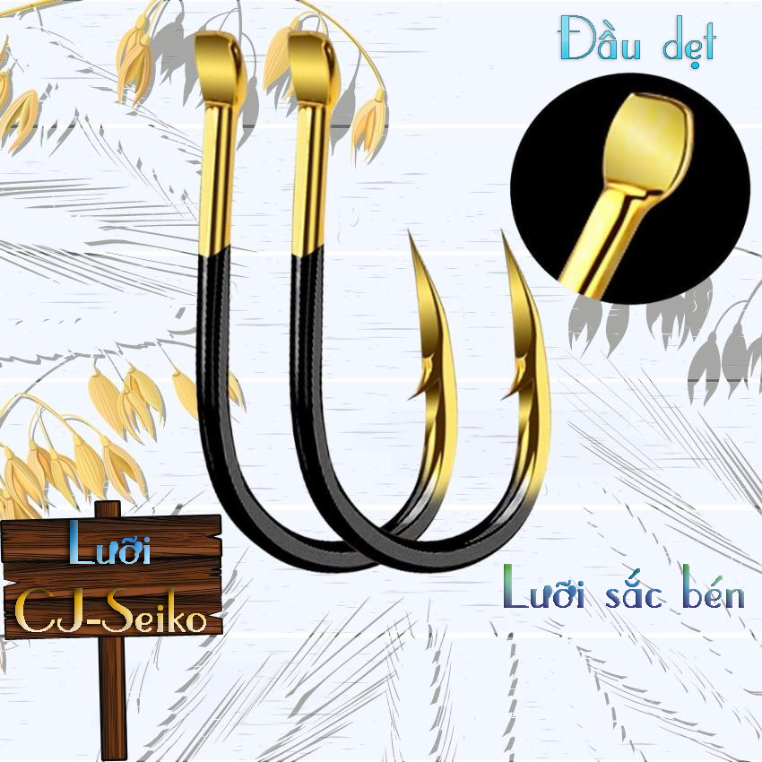 Lưỡi Câu Cá Titan Cj Seiko có ngạnh