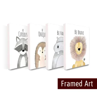 framed nursery wall art