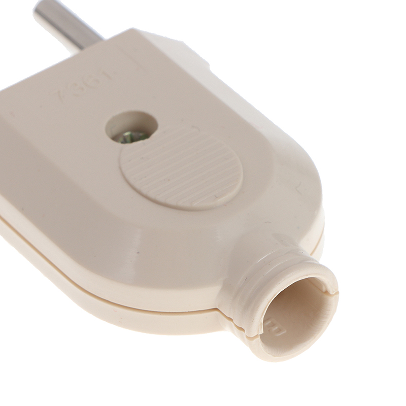 2 Pin EU Plug Male Female electronic Connector Socket Wiring Power Extension. 