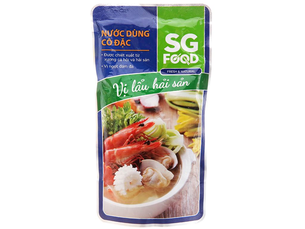 Nước dùng cô đặc  SG Food gói 180g (  lẩu thái/ lẩu thái chay/ bún bò)