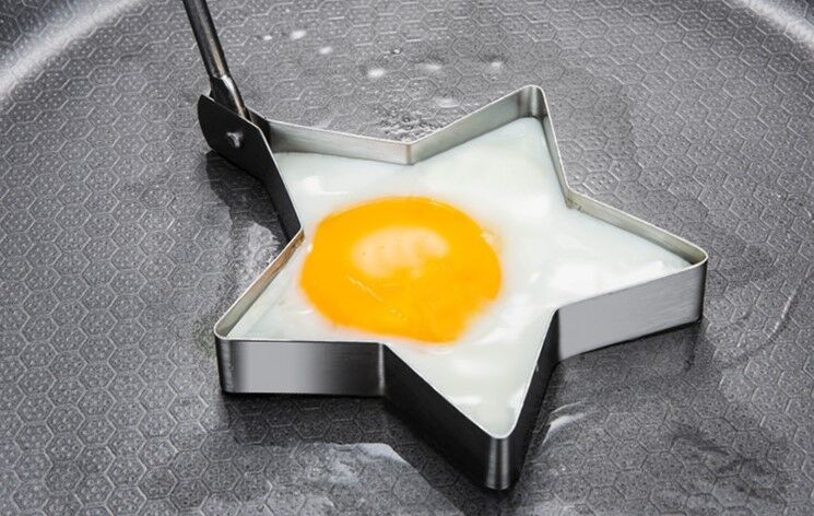 Cooking Kitchen Tools Stainless Steel Fried Egg Shaper Ring Pancake Mould Mold