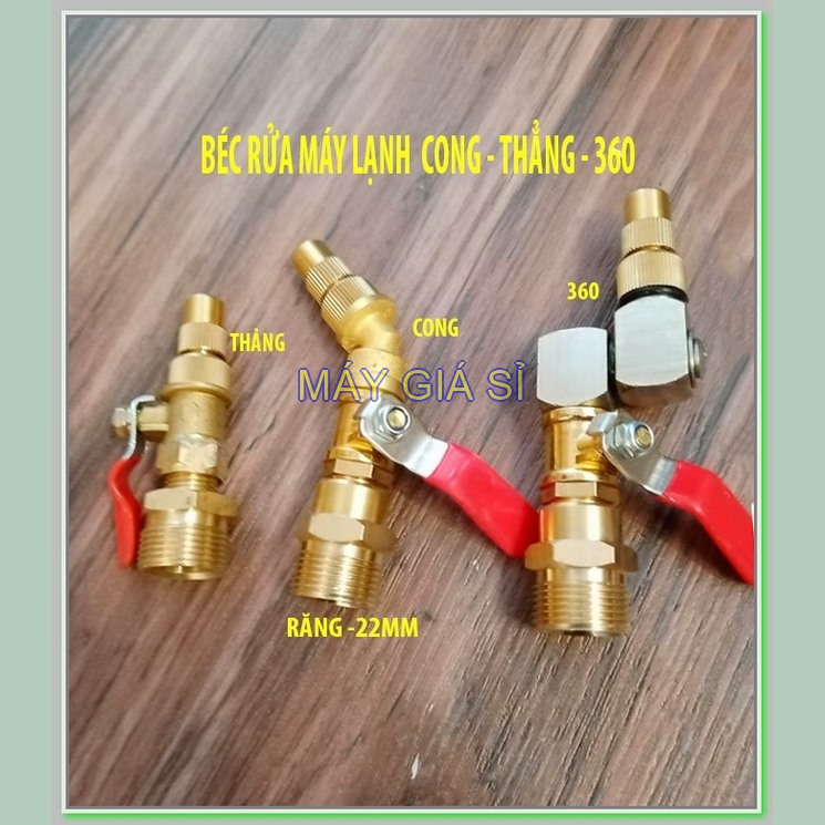 BÉC RỬA MÁY LẠNH  CONG  THẲNG – 360