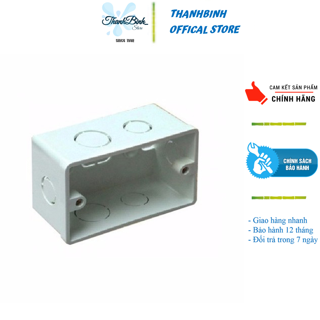 Đế âm/ đế nổi/ đế át chôn tường tự chống cháy cao cấp- vonta