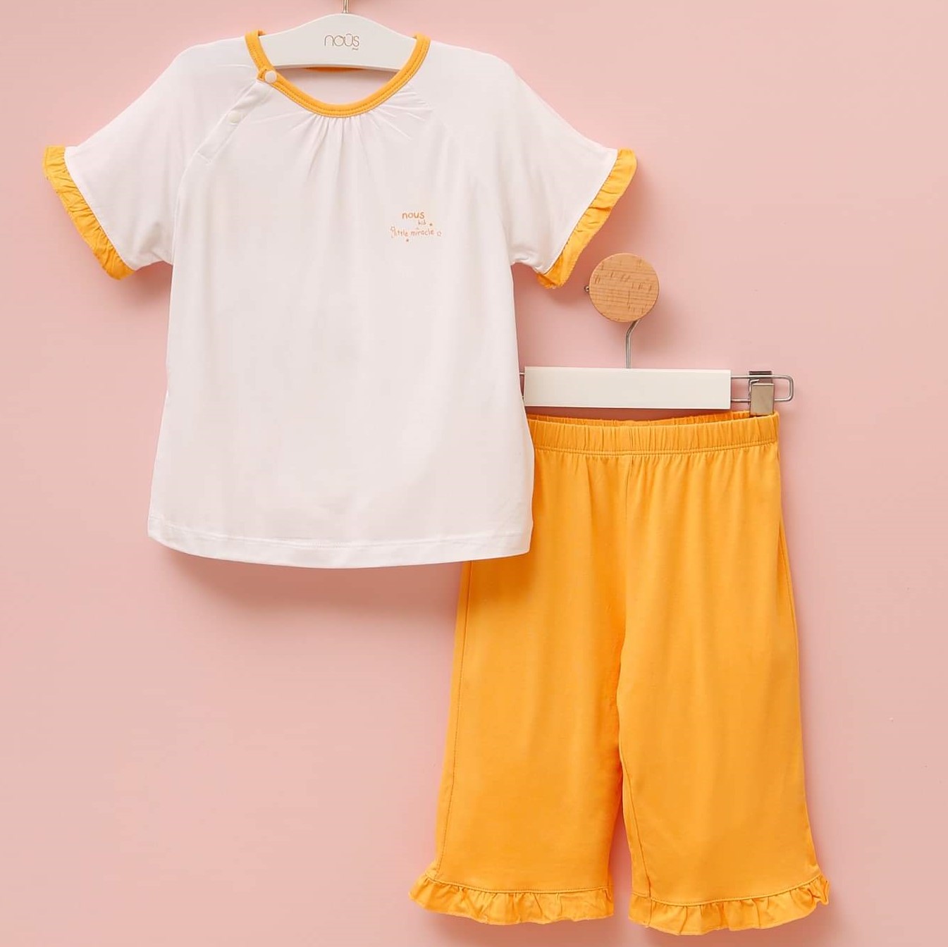 Bộ Cộc Tay Nous Kid Bé Gái N10 • 3Y 4Y 5Y 6Y • Choding Home