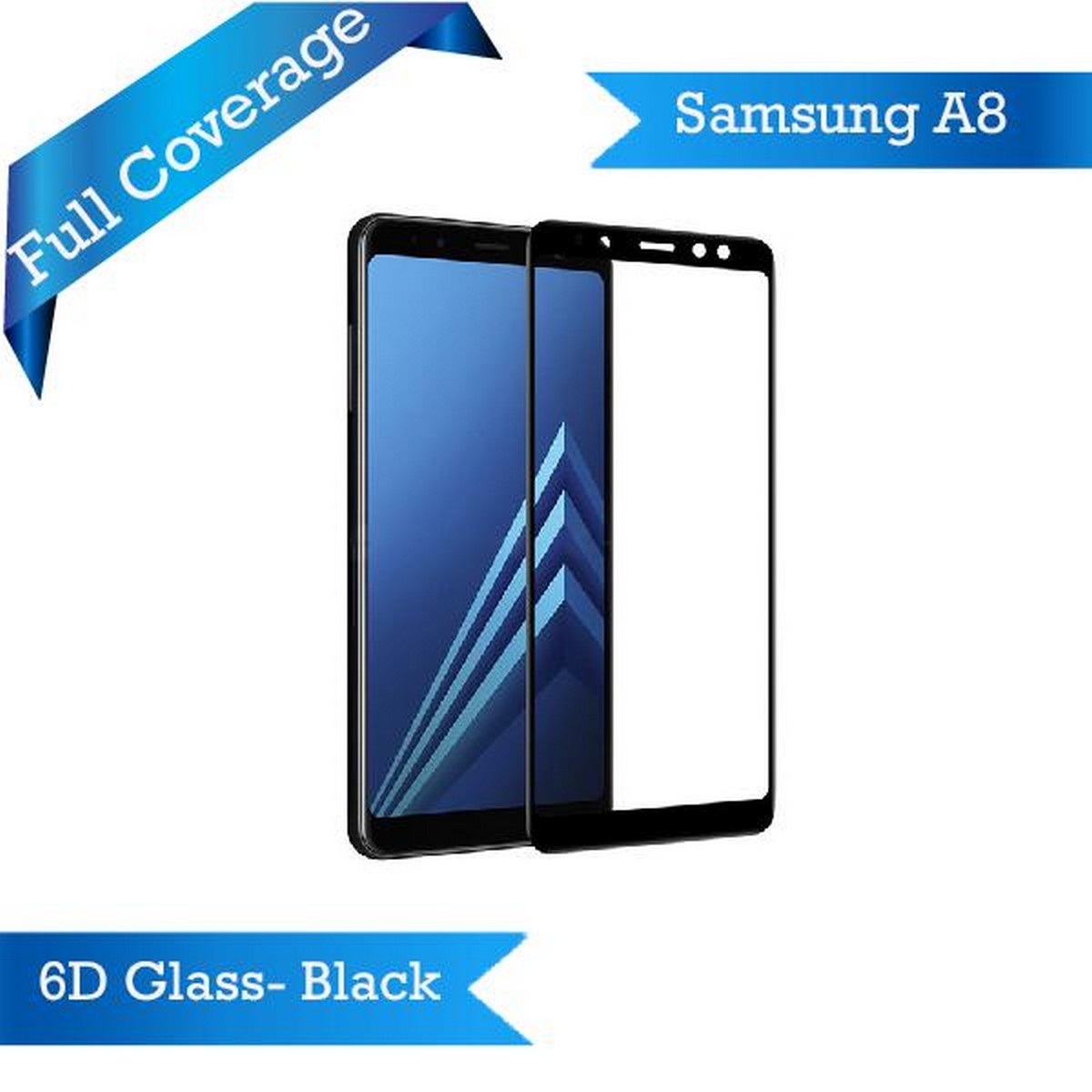 Samsung A8 2018 Glass Protector 6D Tempered Glass For Samsung A8 2018