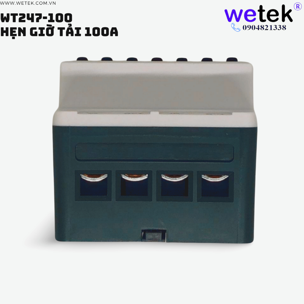 Timer công tắc hẹn giờ tải 100A siêu lớn WT247-100A BH12T