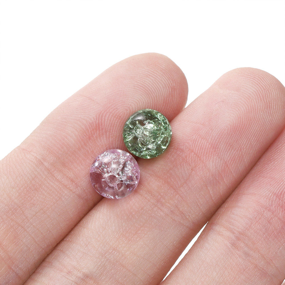 St.%20kunkka%2050Pcs%208mm%20Monochrome%20Popcorn%20Beads%20Crack%20Beads%20Glass%20Beads%20Cracked%20Burst%20Beads%20Fashion%20Accessories%20for%20Handmade%20diy%20Bracelet%20Necklace%20Jewelry%20-%20Image%203