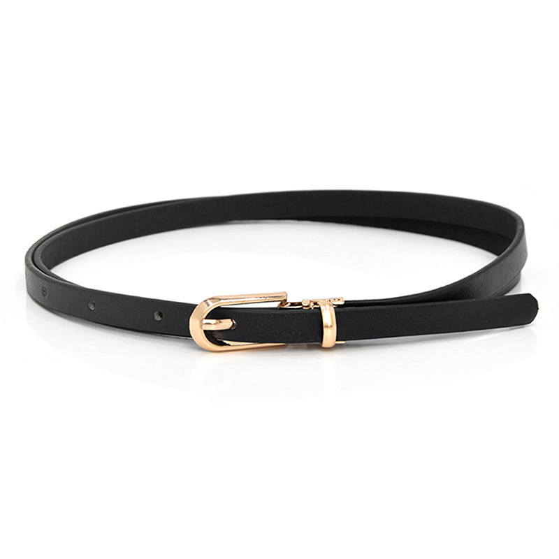 Women’s Thin Skinny Waist Belt - Adjustable Pin Buckle Design | Daraz.lk