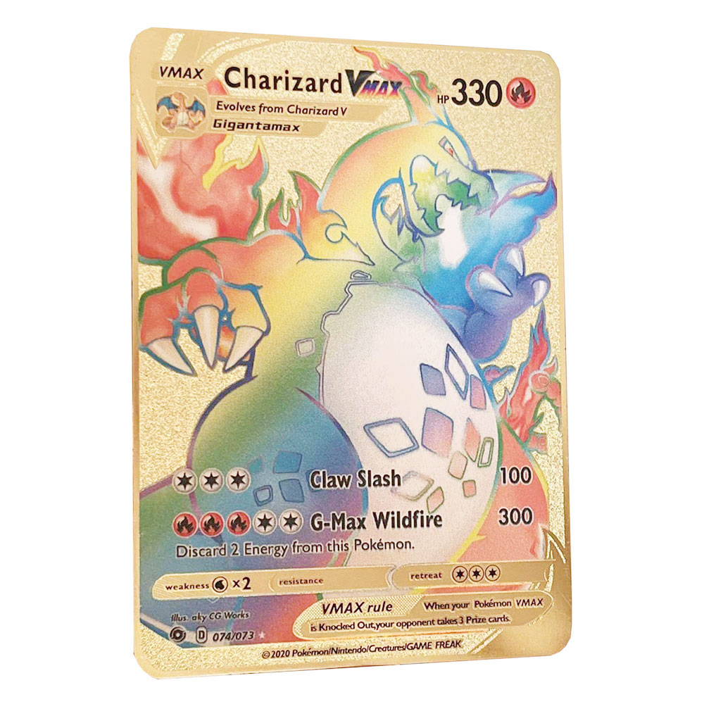pokemon cards vmax rainbow rare real Amazon.com: Pokemon - Charizard VMAX - 074/073 main image 0