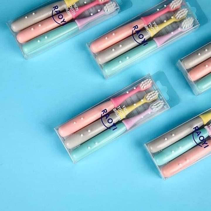 [COMBO 3 CHIẾC] BÀN CHẢI ĐÁNH RĂNG TRẺ EM