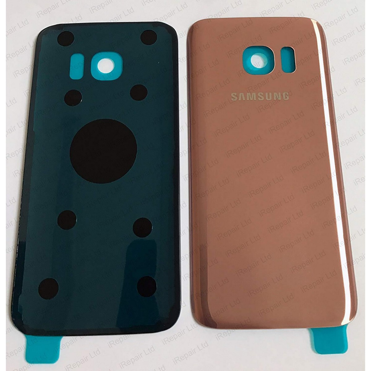 Samsung Galaxy S7 Case Rear Door Housing CoverBack Glass BatteryCoverPanel Replacement For Galaxy S7 - Rose Gold