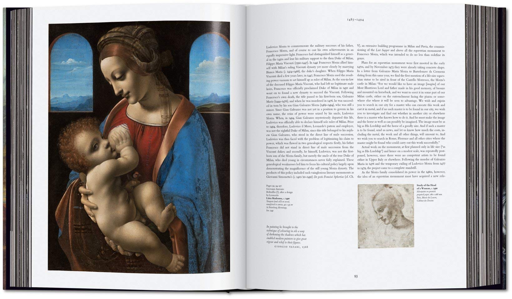 ARTBOOK - SÁCH TIẾNG ANH - Leonardo. The Complete Paintings and Drawings